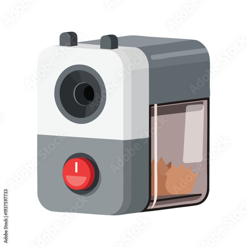 Modern Coffee Grinder with Bean Container and Adjustable Settings for Freshly Ground Coffee