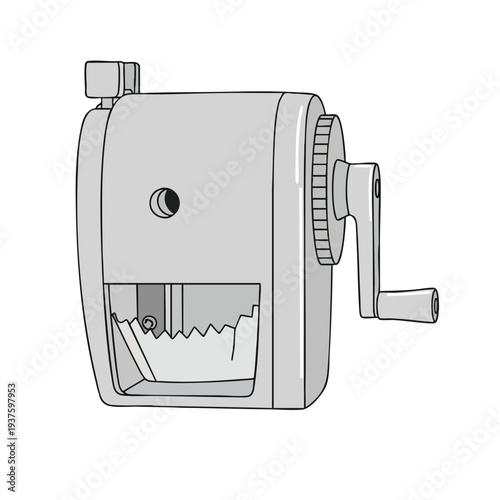 Modern Manual Pencil Sharpener for Artists and Students