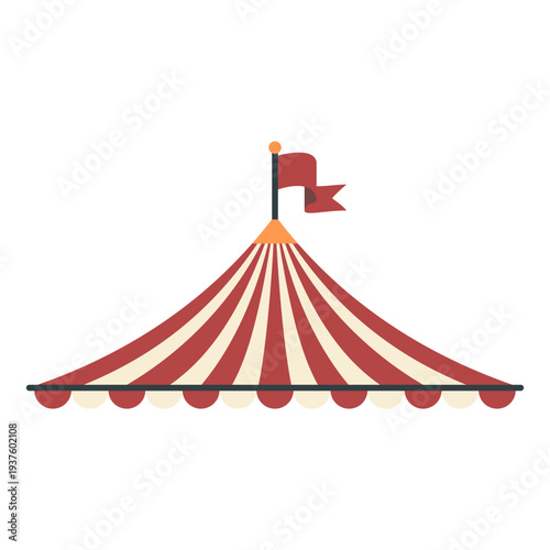 Carnival Tent Circus Illustration