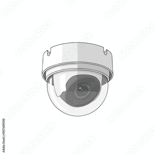 Modern Security Camera for Home and Business Surveillance
