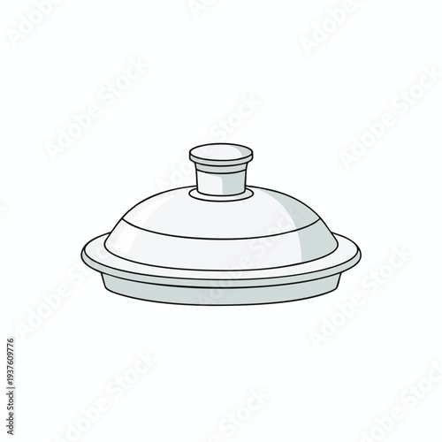 Simple Cooking Pot Lid for Kitchen and Culinary Use