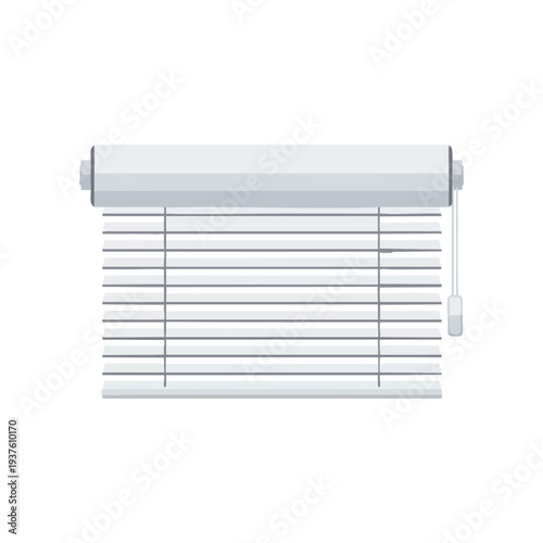 Modern Window Blinds in a Bright Interior Space