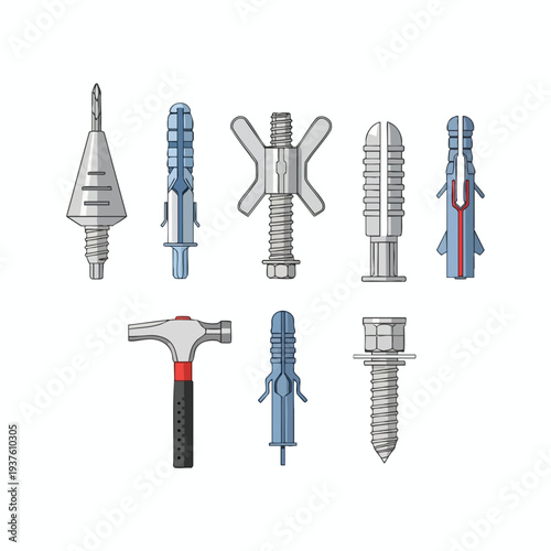 Collection of Dental and Medical Implant Tools for Precision Procedures