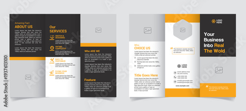 Modern infographic design template featuring  vector elements and business layout options for a web site banner or brochure page