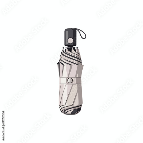 Portable Foldable Umbrella with Compact Design for Rainy Days