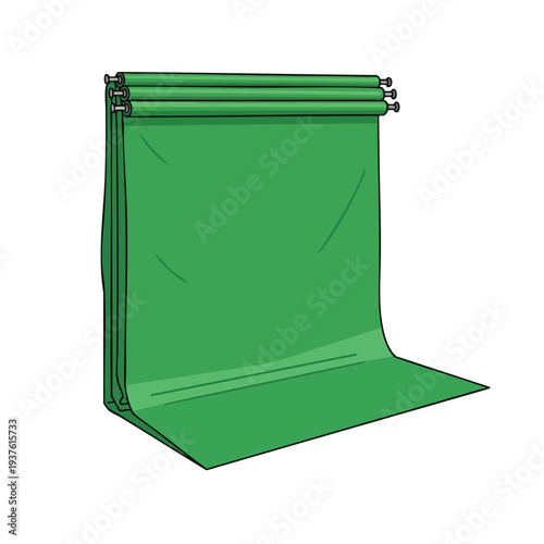 Professional Green Photography Backdrop for Studio Use