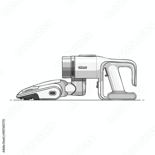 Modern Handheld Cordless Vacuum Cleaner