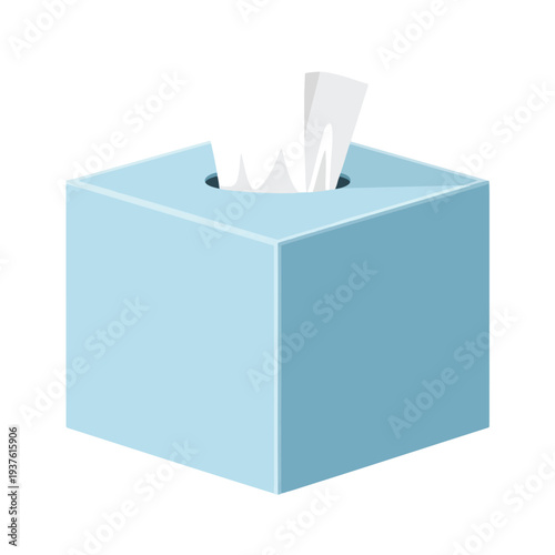Tissue Box with Papers