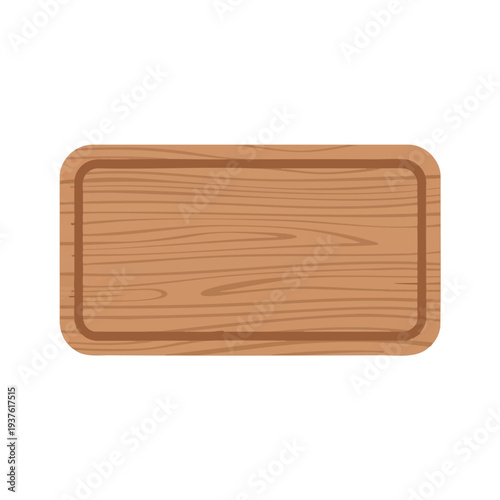 Wooden Serving Board for Culinary Presentation or Decor