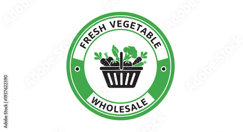 Fresh Vegetable Wholesale Logo Design 1.