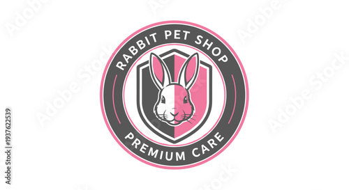 Rabbit Logo Design for Pet Shop.