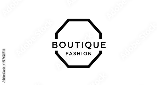 Boutique Fashion Logo Design Element.