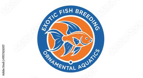 Exotic Fish Breeding Logo Design.