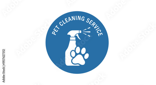 Pet Cleaning Service Logo Design Element 2.