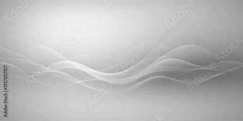 Abstract blue and white wave pattern featuring smooth silk texture with soft curves designed as a elegant fabric backdrop for a winter wedding