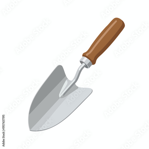 Wooden Handle Gardening Trowel for Soil Planting and Garden Work