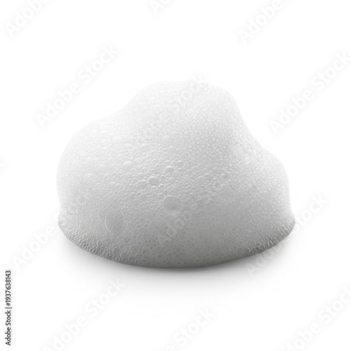 Technical food foam dollop isolated for contemporary plating tutorials