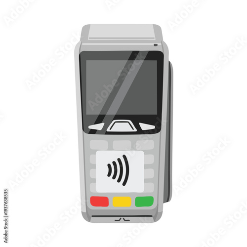 Modern Contactless Payment Terminal for Retail and Hospitality Environments