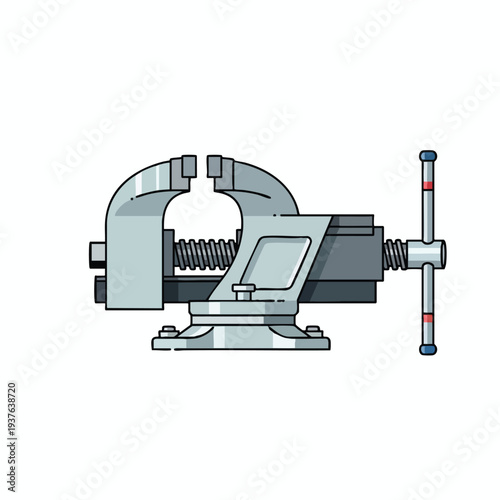 Industrial Heavy Duty Bench Vise for Workshop and Metalworking Projects