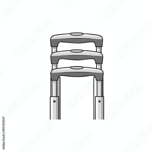 Modern Aluminum Luggage Trolleys for Travel Convenience