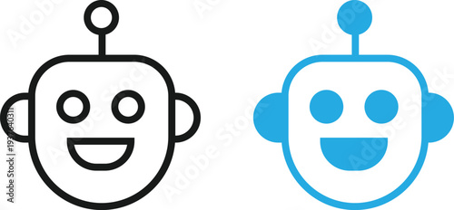 Clean and Unique AI Chatbot icon