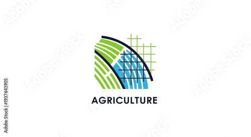 Agriculture Logo Design Concept.