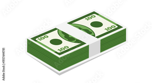 Bundles of 100 Euro.