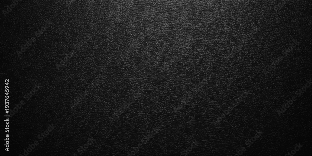 Fototapeta premium Dark black leather texture background with a macro pattern of rough vintage material skin for a dark grey fabric surface wallpaper and fashion textile backdrop