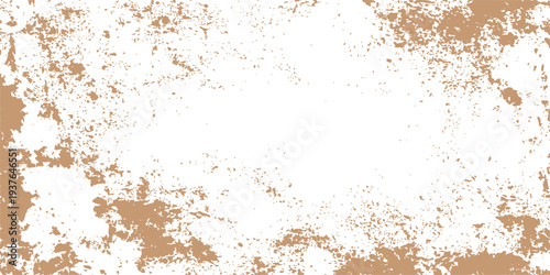 An old rough metal surface with a rusty brown grunge texture and aged iron material creates a dirty antique pattern for a textured wallpaper design