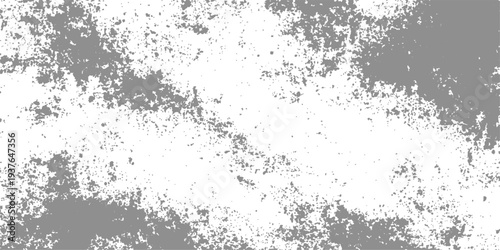 Vintage dark grunge wall texture with black ink splash and dirty paint effect on old paper art illustration background vector