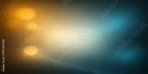 Abstract bokeh light background with glowing rays and colorful sky design