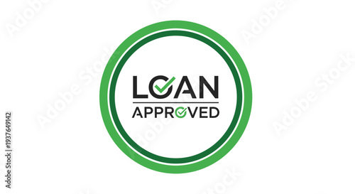 Loan Approved Green Stamp 1.
