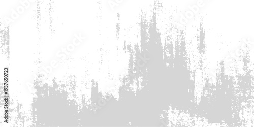 A vintage black ink splatter and grunge paint texture design on old paper with a floral pattern border and artistic spray stains