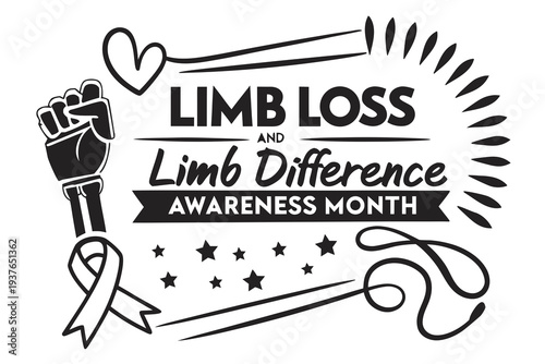 Adaptive Ability and Limb Difference Awareness Vector Illustration, Empowerment Design