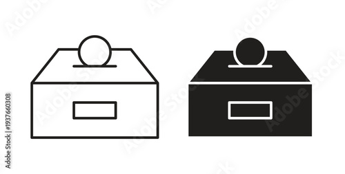 Donations icon, Outline Symbol Illustration, Editable Stroke perfect for logos and more