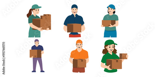 Illustration of Delivery Holding Box