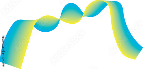 An abstract 3d render of a colorful rainbow ribbon flowing through a bright circle pattern illustration to create a vibrant vector wallpaper backdrop and business template element