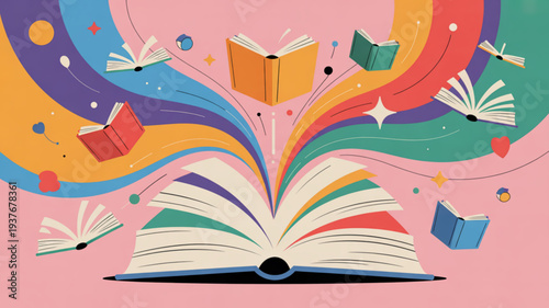 Earth day illustration with cityscape and clouds on a green and blue globe symbolizing environmental awareness and sustainability