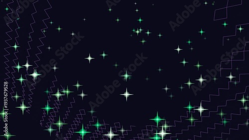 glowing stars in the night sky, space background