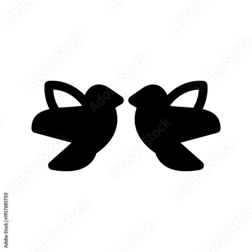 Couple Icon Vector Symbol Design Illustration