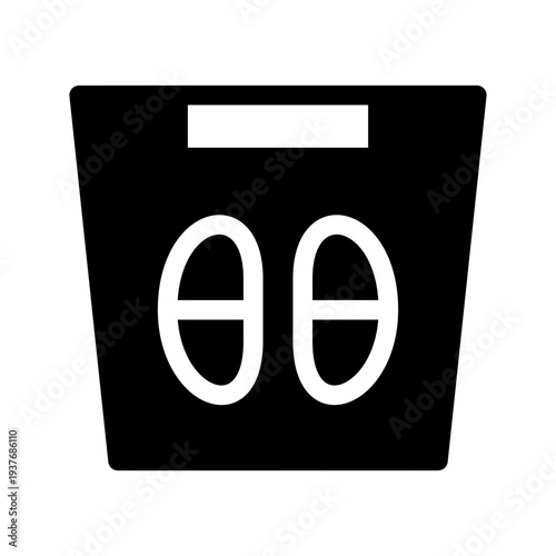 Weight Scale Icon Vector Symbol Design Illustration