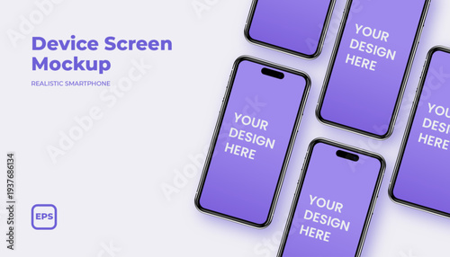Screen phone mockup
