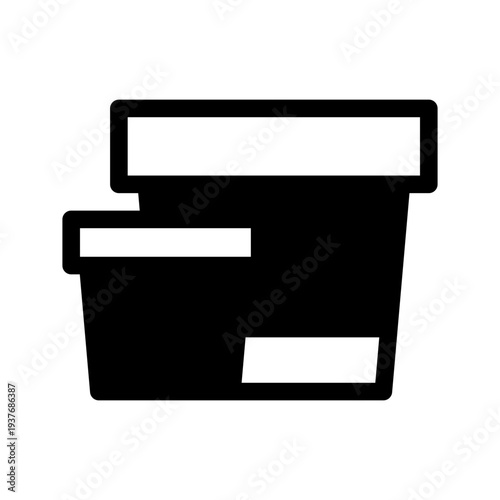 Pot Icon Vector Symbol Design Illustration