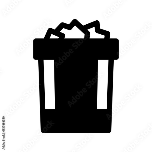 Trash Icon Vector Symbol Design Illustration