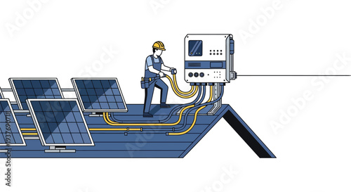 Solar Panel Technician Installation