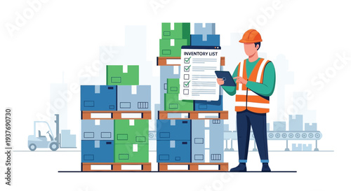 Warehouse Worker Inventory Check