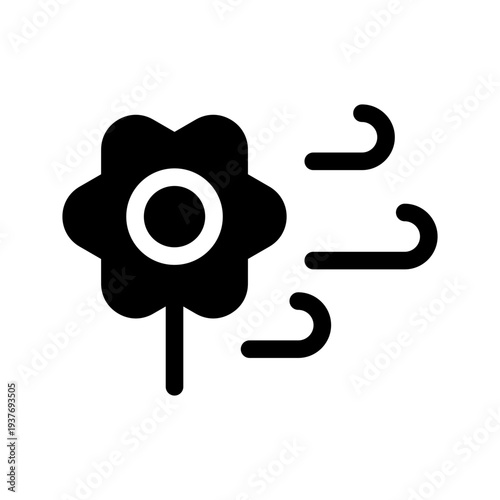 Pollen Icon Vector Symbol Design Illustration