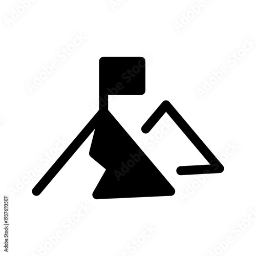 Goal Icon Vector Symbol Design Illustration