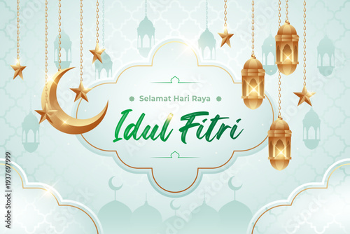Gradient idul fitri background
