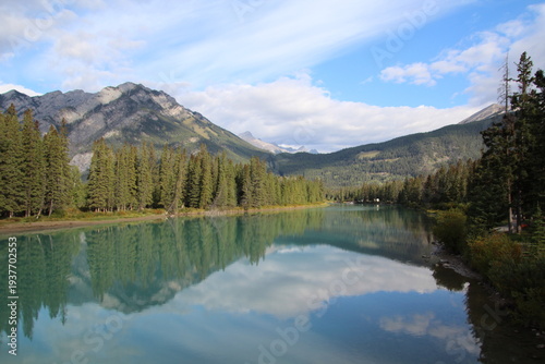 Reflections On The River, Banff National Park, Alberta